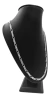 Cadena De Pura Plata Fina 925 Tejido 3*1 65cm X 4mm Unisex - tienda en línea