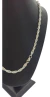 Cadena De Pura Plata Fina 925 Torzal 55cm 4mm Unisex - tienda en línea