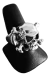 Anillo De Pura Plata Fina 925 Jaguar Calavera Esparta Animal - tienda en línea