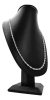Cadena Tejido Torzal Pura Plata Fina 925 Para Niño Niña 3mm
