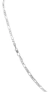Cadena De Plata Fina Ley .925 60cm X 3mm Unisex Hombre Mujer tejido 3x1 - comprar en línea