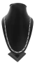 Cadena De Pura Plata Fina 925 Tejido 3*1 65cm X 4mm Unisex - PlataFinaTaxco D'Corp