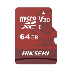 HIKSEMI E1/64GB - Memoria microSD / Clase 10 de 64GB / Especializada Para Videovigilancia (Uso 24/7)
