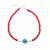 Pulsera de Cristales con Bolitas y Dije de Ojo Turco Plano en internet