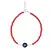 Pulsera de Cristales de con Bolitas y Dije de Ojo Turco Plano en internet