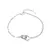 Pulsera de Cadena Paper Clips y Grumett con Dijes de Aros en internet