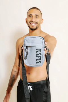 SHOULDER BAG RÁFIA 07 CINZA - Estilo Ráfia
