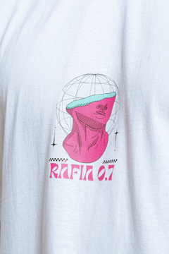 CAMISETA OVERSIZED RÁFIA 07 BRANCO - buy online