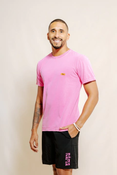 CAMISETA ESTONADA ROSA NEON - buy online