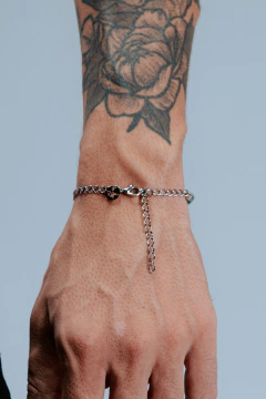 PULSEIRA CORRENTE MESCLA DE PEDRA NATURAL JADE ZEBRA MESCLADO - comprar online