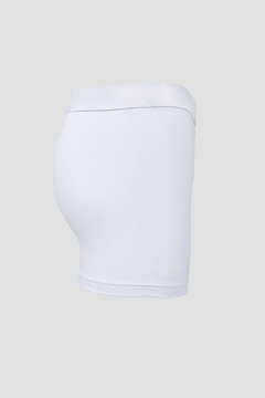 CUECA BOXER ALGODÃO BRANCO RÁFIA - comprar online