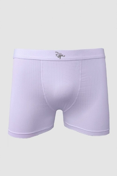 CUECA BOXER DRY BRANCO RÁFIA