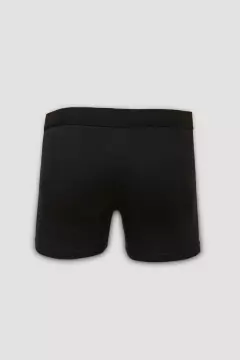CUECA BOXER ALGODÃO PRETO RÁFIA - comprar online