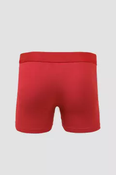 CUECA BOXER ALGODÃO VERMELHO RÁFIA - comprar online