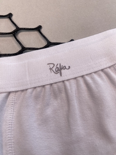 CUECA BOXER ALGODÃO BRANCO RÁFIA - loja online