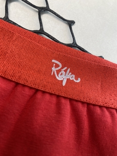 CUECA BOXER ALGODÃO VERMELHO RÁFIA - Estilo Ráfia