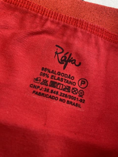 CUECA BOXER ALGODÃO VERMELHO RÁFIA - loja online