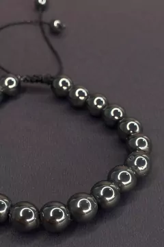 PULSEIRA DAVIS DE PEDRA NATURAL HEMATITA na internet
