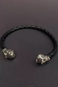 PULSEIRA ENIGMA DE COURO PRETO - online store