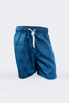 SHORT MÁGICO AZUL TARTARUGA
