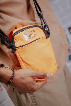 SHOULDER BAG LARANJA ESTILO RÁFIA