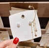 Trepador con perla, poste de plata .925