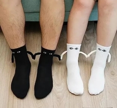 Calcetines con imán 2 pares (blanco y negro)