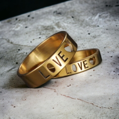 Dúo Anillos para pareja acero inoxidable - comprar en línea