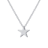 Collar estrella plateada