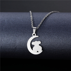 Collar oso y luna