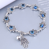Pulsera manita de Fátima y ojo turco