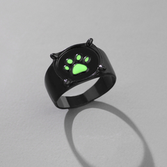Anillo huella ajustable