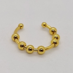 Anillo antiestres dorado y plateado - comprar en línea