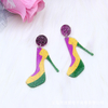 Aretes zapatillas acrílico