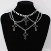 Collar cruces en capas