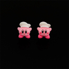 Aretes kirby poste de plata .925