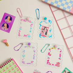 Porta photocard kpop PVC llavero porta tarjetas