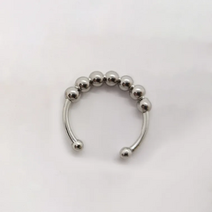 Anillo antiestres dorado y plateado en internet
