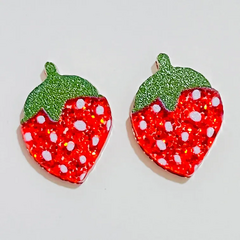 Aretes fresas chica