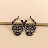 Calavera color negro
