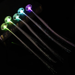 Extensión de luz para cabello, cambia de color