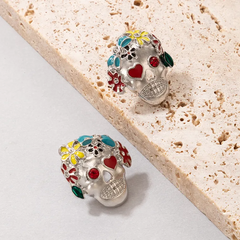 Cráneo pirata aretes - comprar en línea