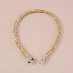 Serpiente collar imantado dorado en internet