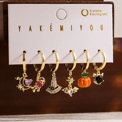 Set de huggies halloween chapa de oro