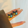 Gatitos, poste de plata .925