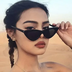 Lentes negros triangular