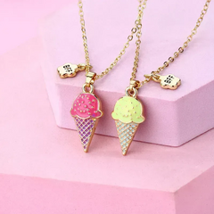 Collares mejores amigas, helados