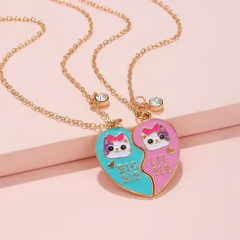 Collares hermanas, big sister little sister