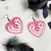 Corazón rosa triple