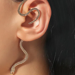 Serpiente trepador, dorada y plata